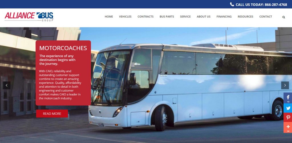 Testimonial - Website: Buses for Sale – alliancebusgroup.com