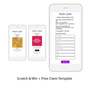 Prize Scratch & Win + Claim Template