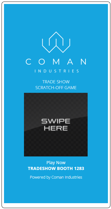Boost Customer Engagement with Interactive Scratch Card Games 2 Example of a Trade Show Interactive Scratch Card